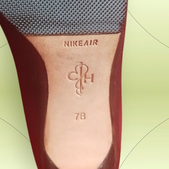 Cole Haan Womens Brown color Nike Air Pumps Size 7B - Picture 9 of 9